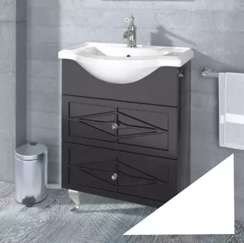 Тумба с раковиной Vod-ok Аделина 65 белый