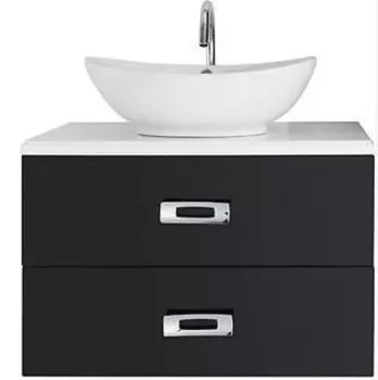 Тумба с раковиной Vod-ok Мэдисон 80, черный