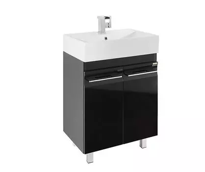 Тумба с раковиной Vod-Ok Мальта 60 черная