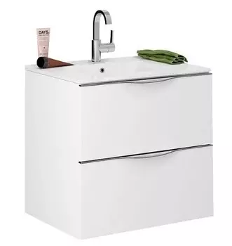 Тумба с раковиной Vod-Ok Марко 60 белая (раковина Classic)