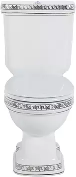 Унитаз-компакт Creavit Klasik KL310-OX с биде, версаче хром