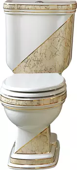 Унитаз-компакт Creavit Klasik KL311-ОЕ диагональ беж