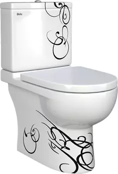 Унитаз-компакт Della Globus Super Plus джаз черный