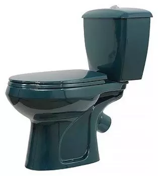 Унитаз-компакт Оскольская керамика Элисса зеленый