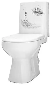 Унитаз-компакт Оскольская керамика Леда маяк