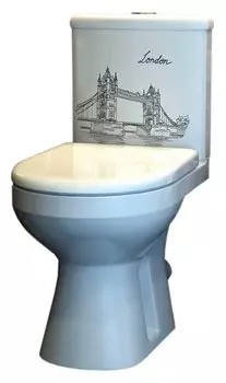 Унитаз-компакт Оскольская керамика Лорена Тауэр 439873 микролифт