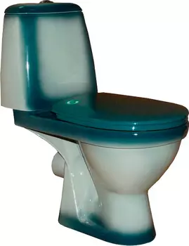 Унитаз-компакт Rosa Премьер зелёный