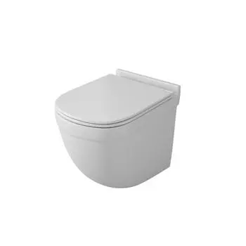 Унитаз подвесной безободковый OWL Eld Cirkel-H с сиденьем DP микролифт (OWLT190101)