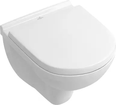Унитаз подвесной Villeroy &amp; Boch O Novo 5688 H1 01 alpin, с микролифтом