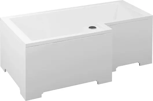 Ванна из искусственного камня Цвет и Стиль Фишка L 150х80, с ножками