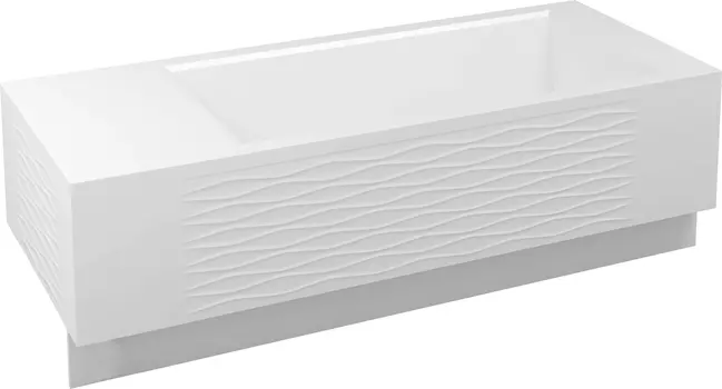 Ванна из искусственного камня Цвет и Стиль Концепт 170-220х90, с ножками