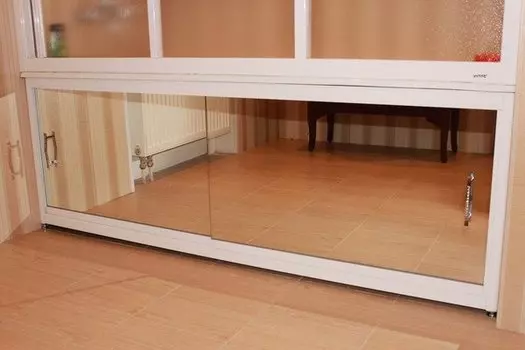 Зеркальный экран под ванну на роликах Francesca Elite