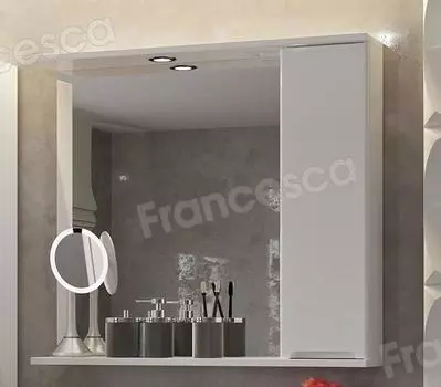 Зеркальный шкаф Francesca Фиоре 80