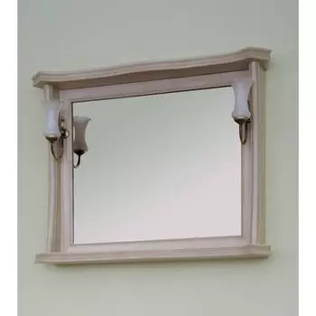 Зеркало Аллигатор Классик 100 в раме, бежевый