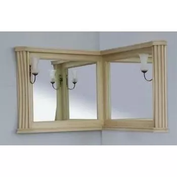 Зеркало Аллигатор Классик 125 в раме угловое