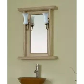 Зеркало Аллигатор Классик 60 в раме, бежевый