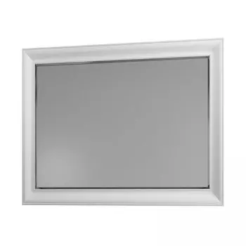 Зеркало Aquarodos Беатриче (белый+хром) 100