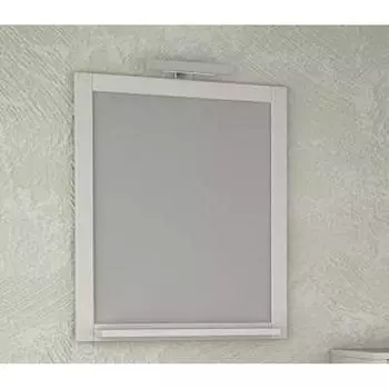 Зеркало ASB-Woodline Римини 60 массив ясеня, белый