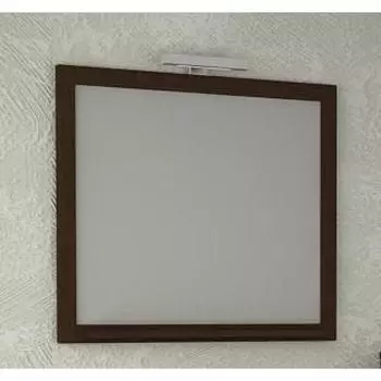 Зеркало ASB-Woodline Римини 80 массив ясеня, коричневый