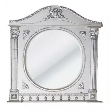 Зеркало Атолл Наполеон 187 серебряная патина