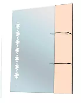 Зеркало Bellezza Глория Гласс 75, бежевый