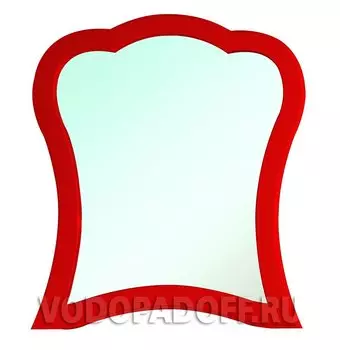 Зеркало Bellezza Грация 90, красный
