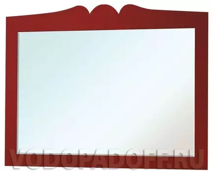 Зеркало Bellezza Эстель 100, красный