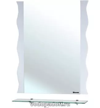 Зеркало Bellezza Мари 70 волна белый