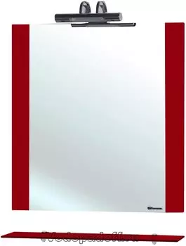 Зеркало Bellezza Рокко 50, красный