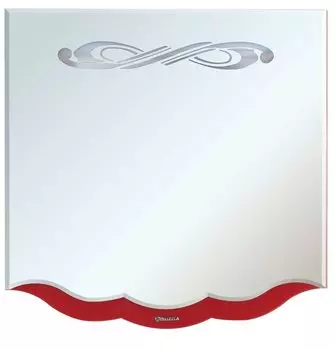 Зеркало Bellezza Версаль 100, красный