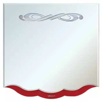 Зеркало Bellezza Версаль 90, красный