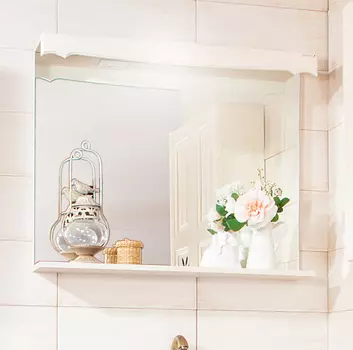 Зеркало Бриклаер Кантри 85 Бежевый дуб прованс