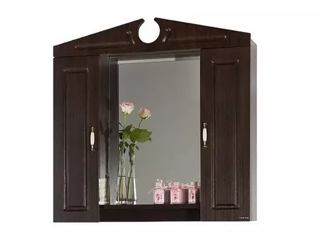 Зеркало для ванной 90 1.4, венге