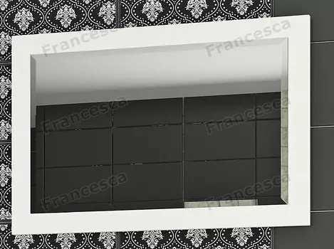 Зеркало Francesca Милана 75 белый полотно