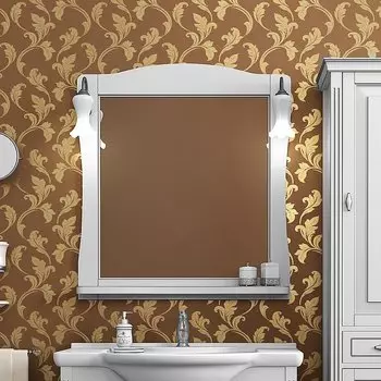 Зеркало Grace Спиро 85 белое