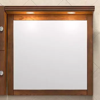 Зеркало Opadiris Мираж 80 светлый орех