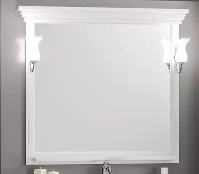 Зеркало Opadiris Риспекто 100 белый матовый