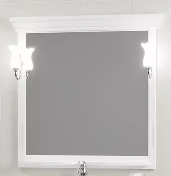 Зеркало Opadiris Риспекто 95 белый матовый