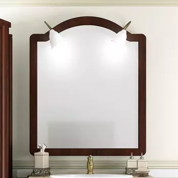 Зеркало Opadiris Виктория 90 светлый орех