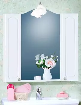 Зеркало с двумя шкафчиками БРИКЛАЕР Лючия 85