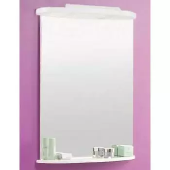 Зеркало с полкой для ванной Акватон Минима 65