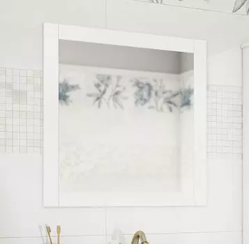 Зеркало Sanflor Ванесса 75 белое