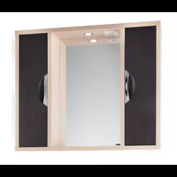 Зеркало-шкаф 100 1.9, венге/дуб