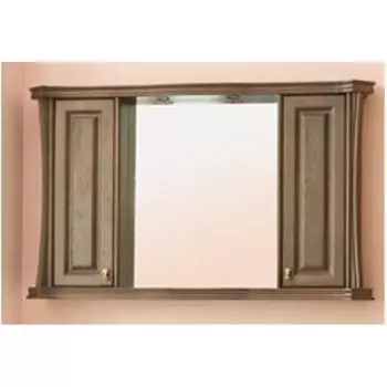 Зеркало-шкаф Аллигатор Классик 125 со шкафчиками