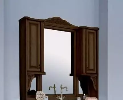 Зеркало-шкаф Аллигатор Классик 125, венге