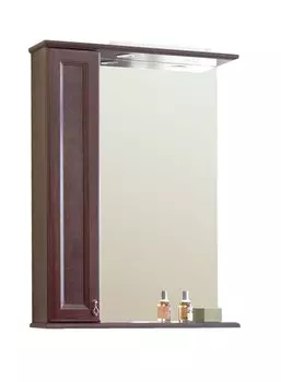 Зеркало-шкаф Аллигатор Милана 2 55, орех