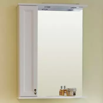 Зеркало-шкаф Аллигатор Милана 2 65, белый