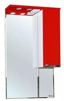Зеркало-шкаф Bellezza Альфа 65, красный