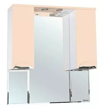 Зеркало-шкаф Bellezza Альфа 90, бежевый