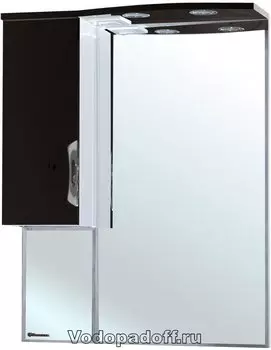 Зеркало-шкаф Bellezza Лагуна 65, черный